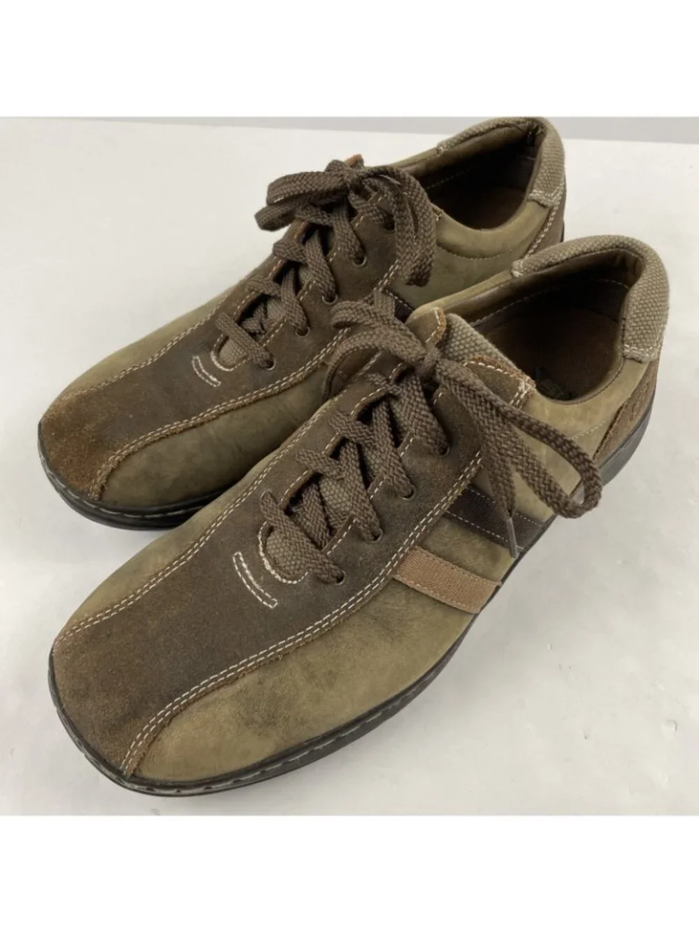 SKECHERS Diameter Oxford Shoes Men’s 10.5 Brown Suede Casual Comfort Lace Up
